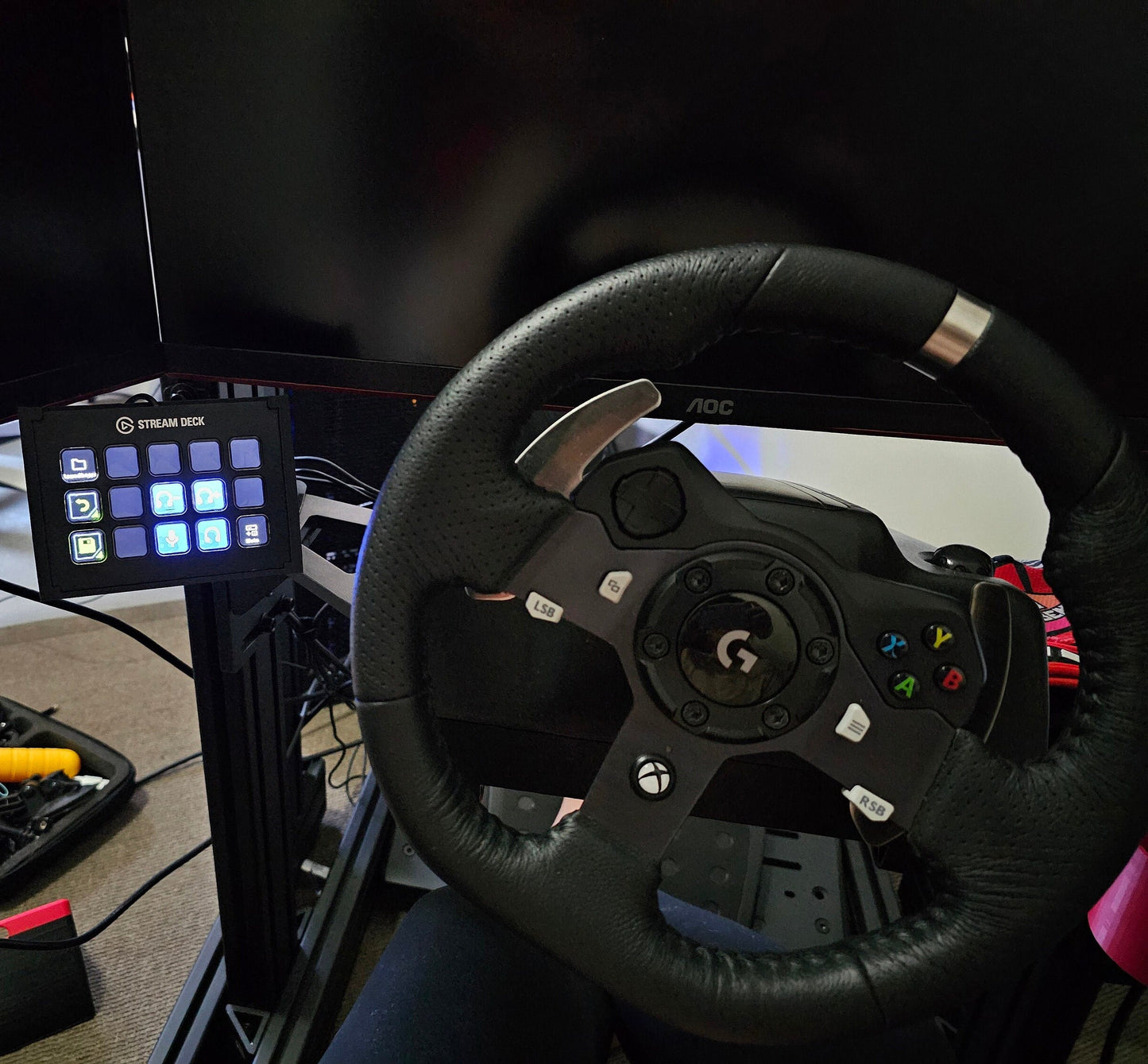 Upright Adjustable Stream Deck Mount MK1 & MK2