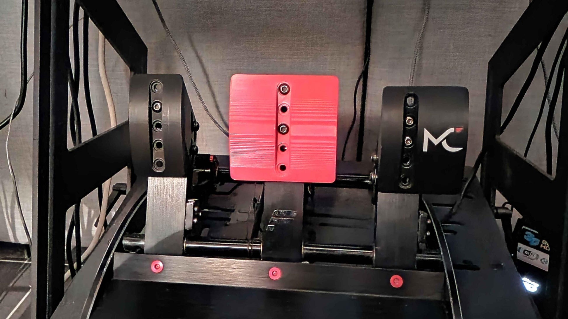 fanatec pedal plates Wide Fanatec V3 Pedal Plates – PrintRacer